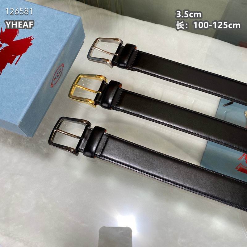 Tod's belt 35mmX100-125cm 8L08